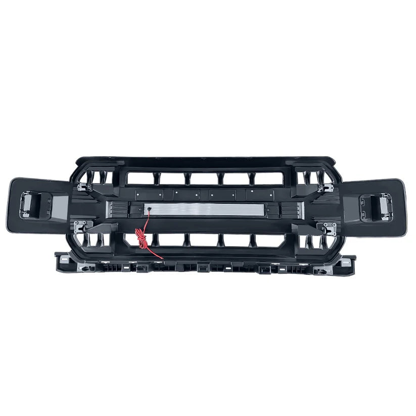 Armor Grille w/Off-Road Lights - Matte Black for 2018-2020 Ford F150