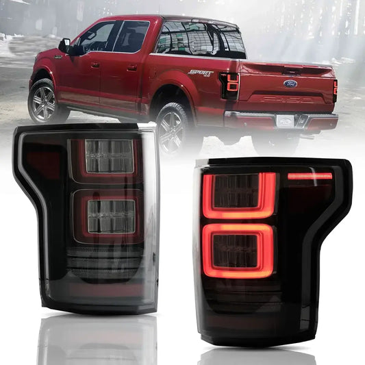 15-20 Ford F150 13th Gen  Vland LED Tail Lights Smoked Housing